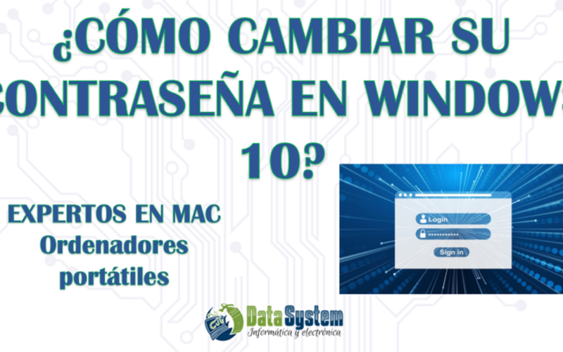 como cambiar su contraseña en windows 10