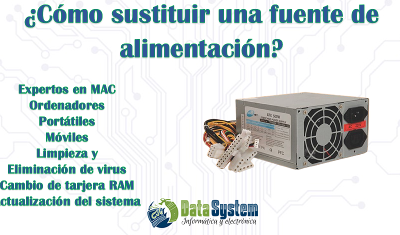 SustituciónFuenteAlimentación