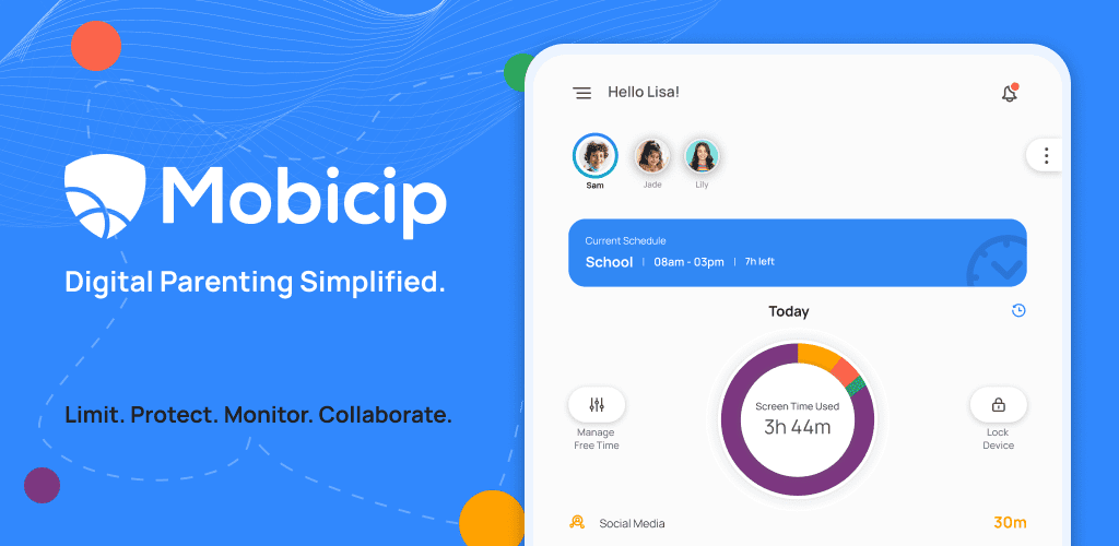 Mobicip, control parental