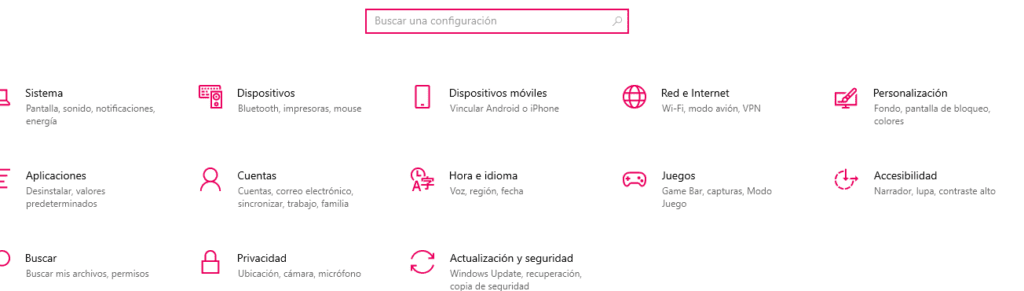 copia de seguridad en Windows 10