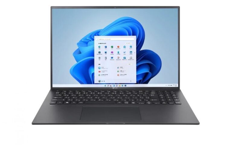 Sistema operativo Windows instalado en ordenador portátil